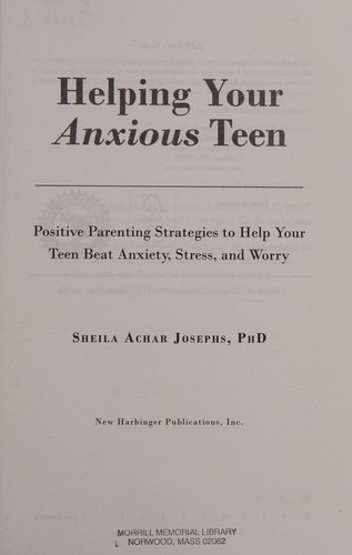 Helping Your Anxious Teen