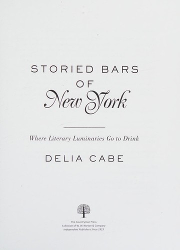 Storied Bars of New York