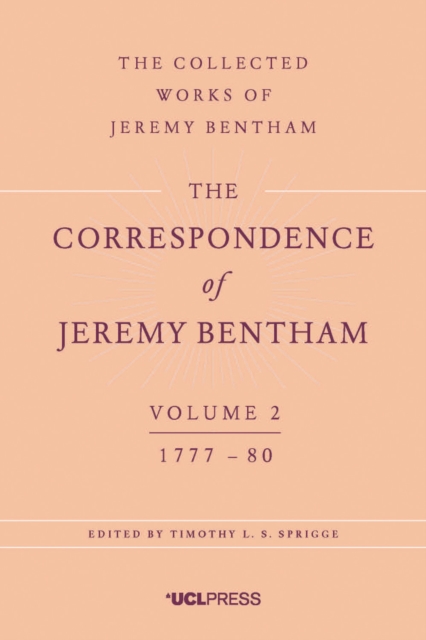 The Correspondence of Jeremy Bentham, Volume 2
