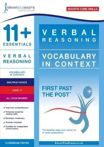 11+ Essentials Verbal Reasoning