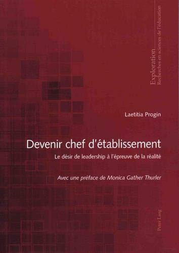 Devenir Chef d'Etablissement