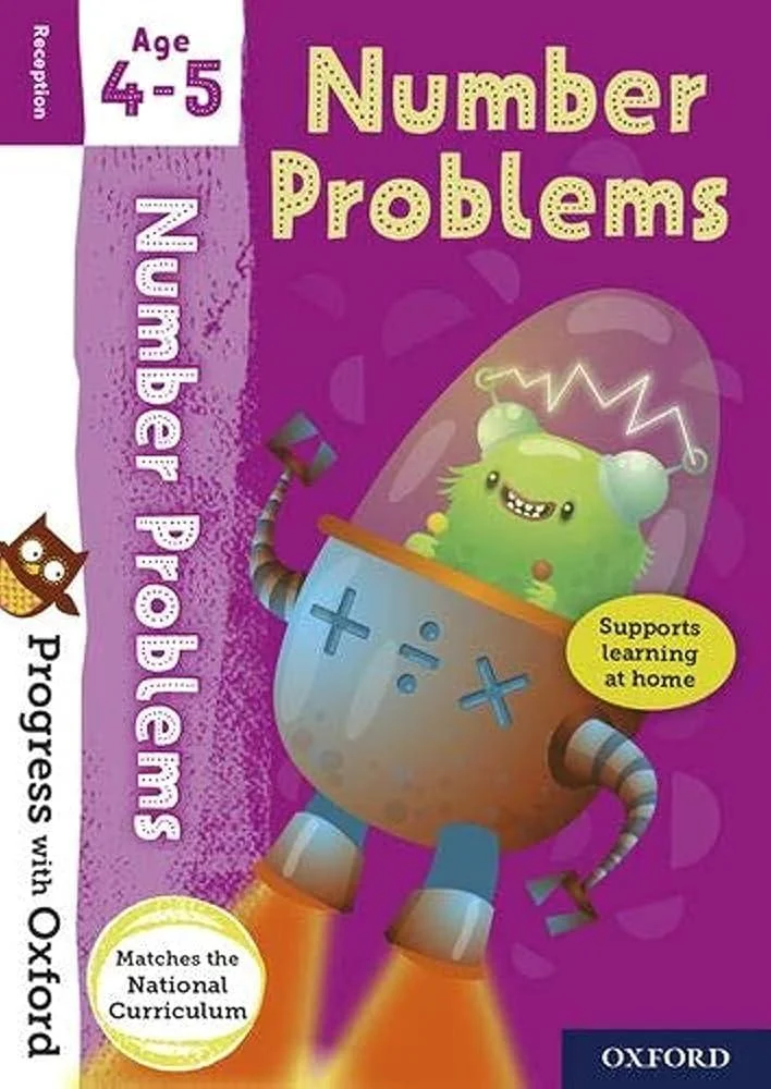 Progress with Oxford: Progress with Oxford: Number Problems Age 4-5 - Practise for School with Essential Maths Skills