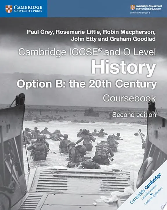 Cambridge IGCSE® and O Level History Option B