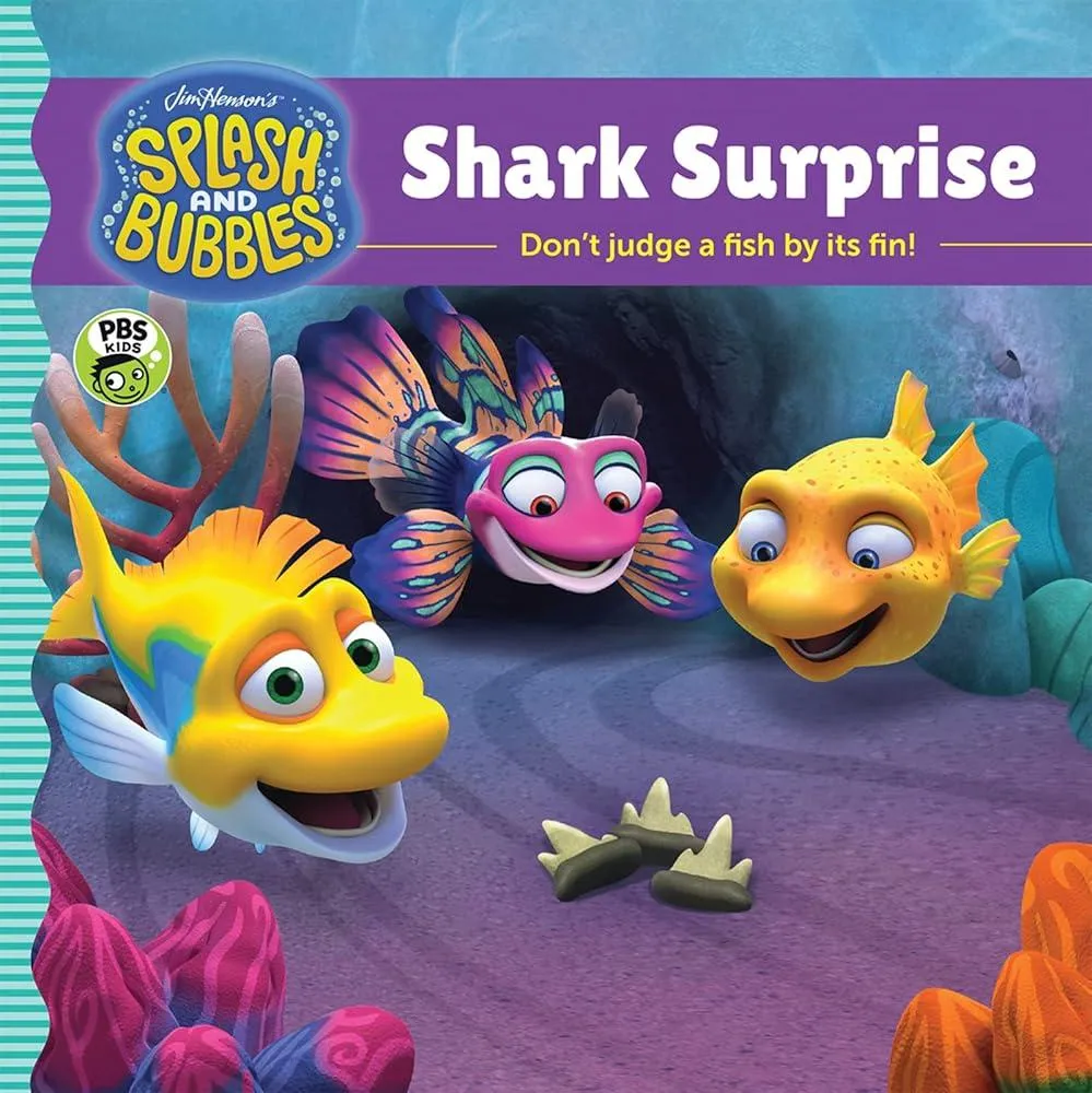 Splash and Bubbles: Shark Surprise with sticker play scene