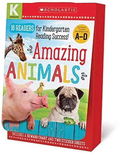 Amazing Animals A-D Kindergarten Box Set: Scholastic Early Learners (Guided Reader)