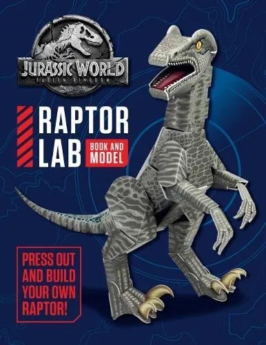 Jurassic World Fallen Kingdom Raptor Lab: Book and Model