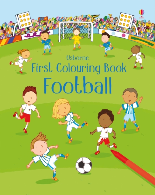 First Colouring Book Football