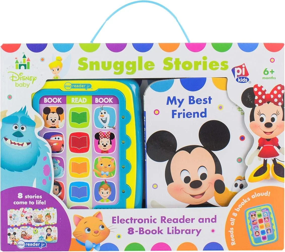 Disney Baby: Snuggle Stories Me Reader Jr Electronic Reader and 8-Book Library Sound Book Set