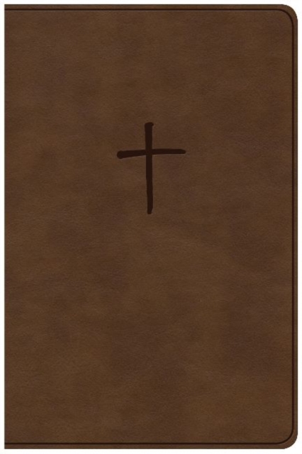 CSB Compact Bible, Brown LeatherTouch, Value Edition