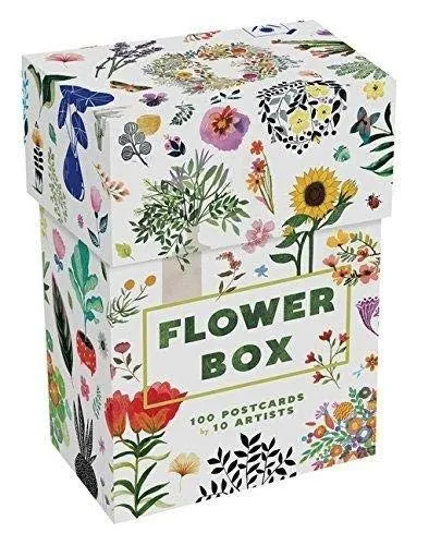 Flower Box Postcards : 100 Postcards by 10 artists