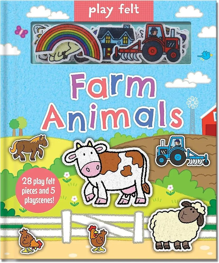 Play Felt Farm Animals - Activity Book