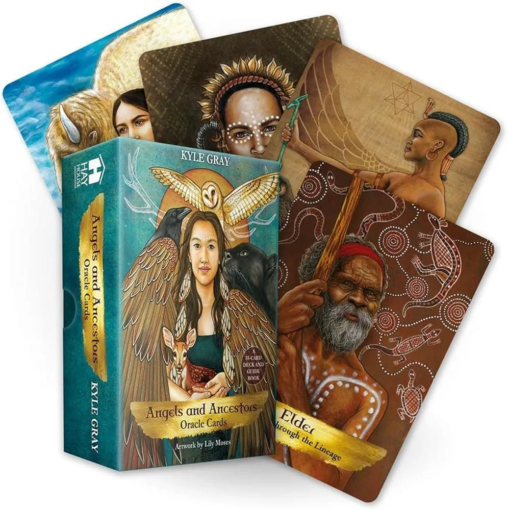 Angels and Ancestors Oracle Cards : A 55-Card Deck and Guidebook