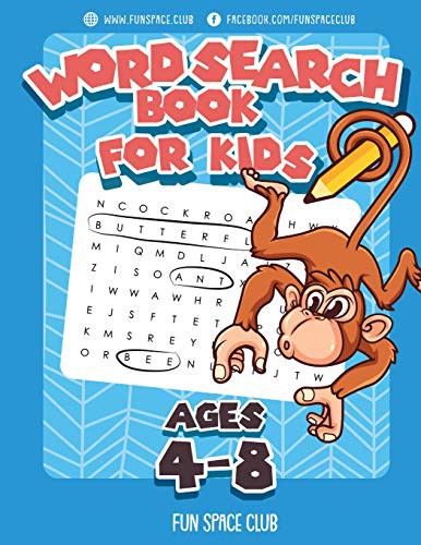 Word Search Books for Kids Ages 4-8