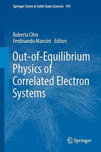 Out-Of-Equilibrium Physics of Correlated Electron Systems (2018)