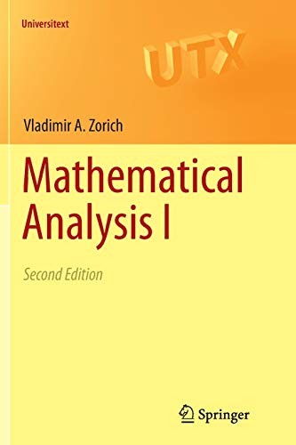 Mathematical Analysis I (Softcover Reprint of the Original 2nd 2015)
