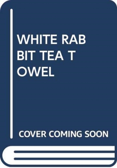 WHITE RABBIT TEA TOWEL