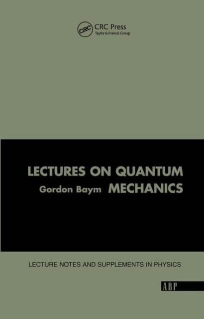 Lectures on Quantum Mechanics