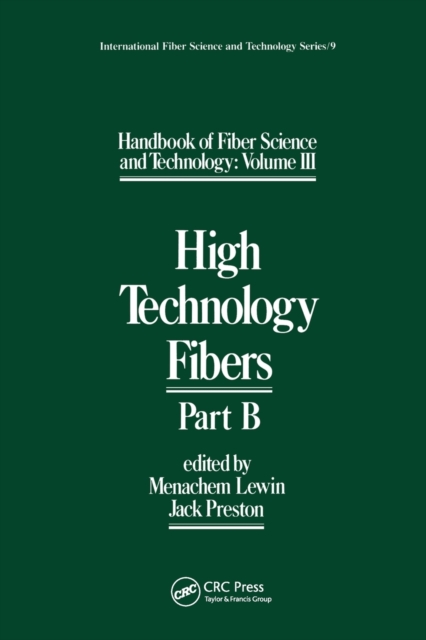 Handbook of Fiber Science and Technology Volume 3