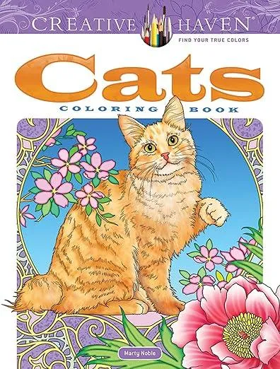 Creative Haven Cats Coloring Book