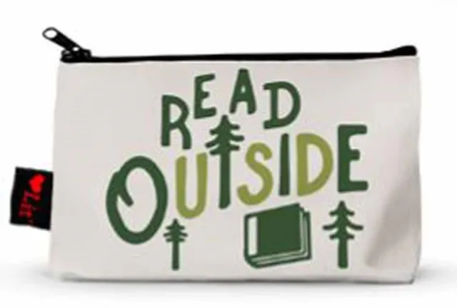 Read Outside Pencil Pouch