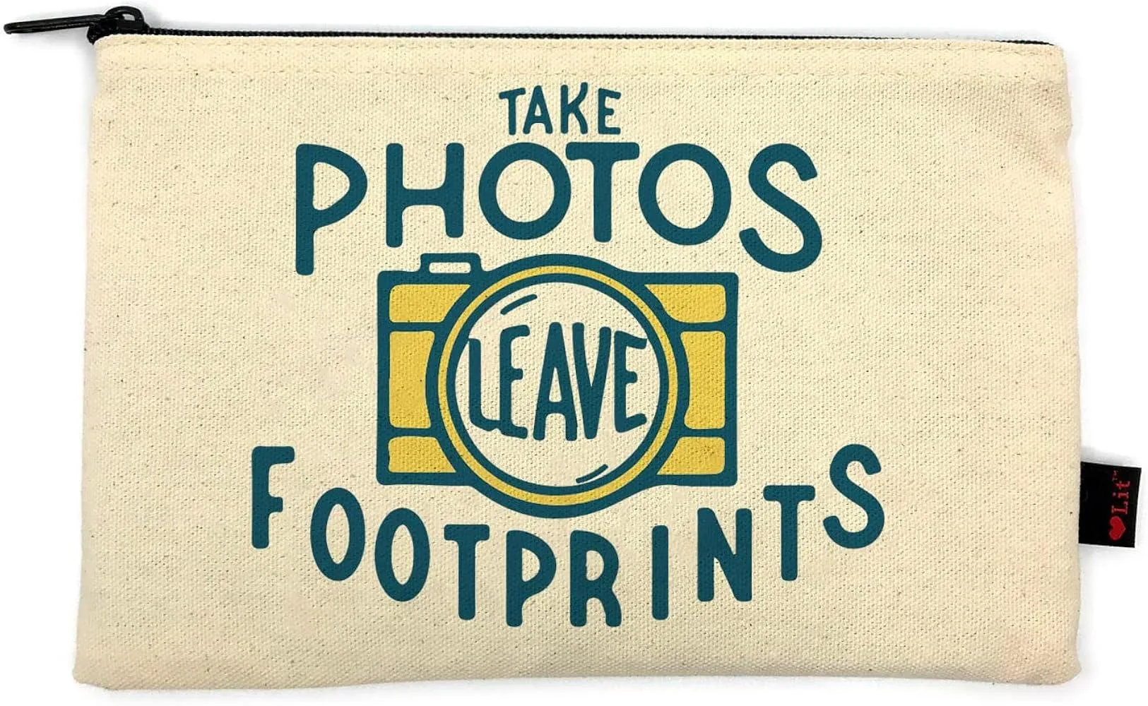 Take Photos, Leave Footprints Pencil Pouch