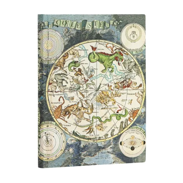 Celestial Planisphere Midi Lined Softcover Flexi Journal