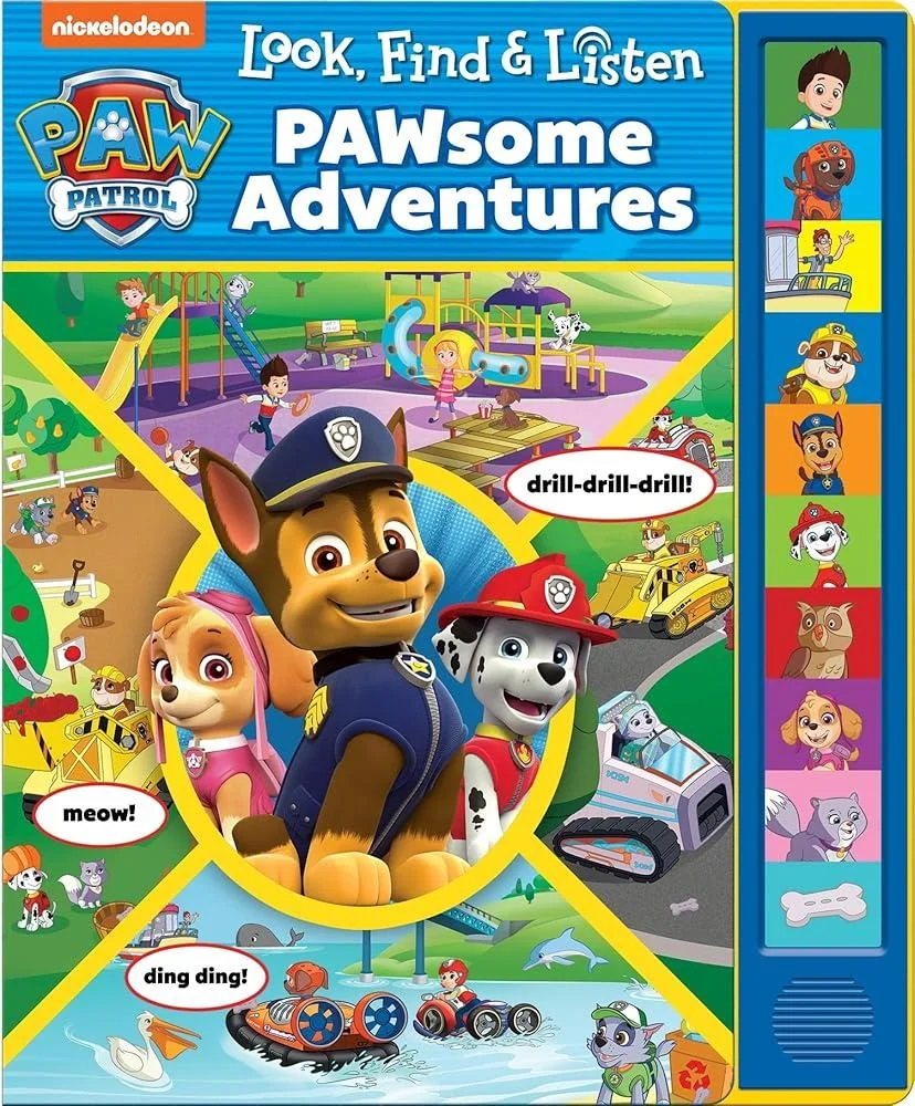 Nickelodeon PAW Patrol: PAWsome Adventures Look, Find & Listen Sound Book