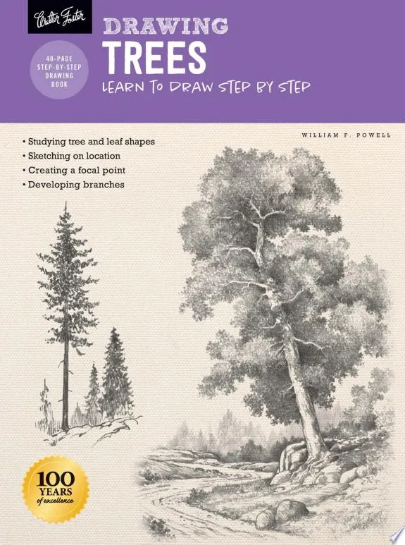 Drawing: Trees with William F. Powell : Learn to draw step by step