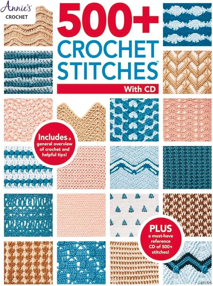 500+ Crochet Stitches with CD