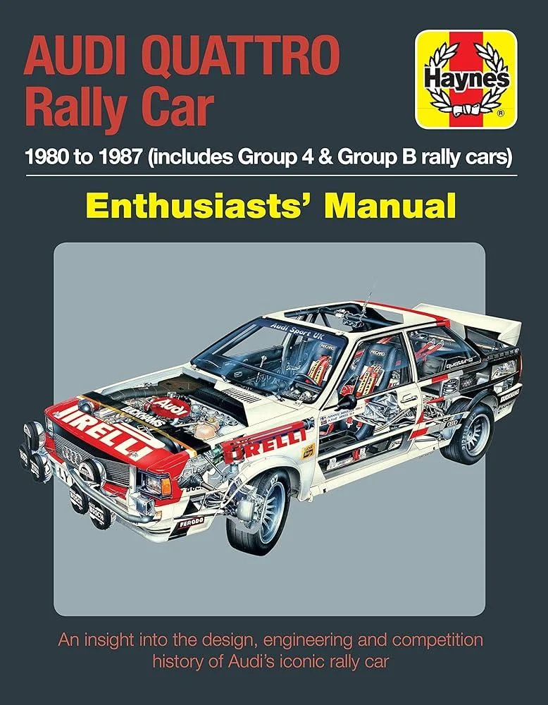 Audi Quattro Rally Car Manual : 1980 to 1987 (includes Group 4 & Group B rally cars)