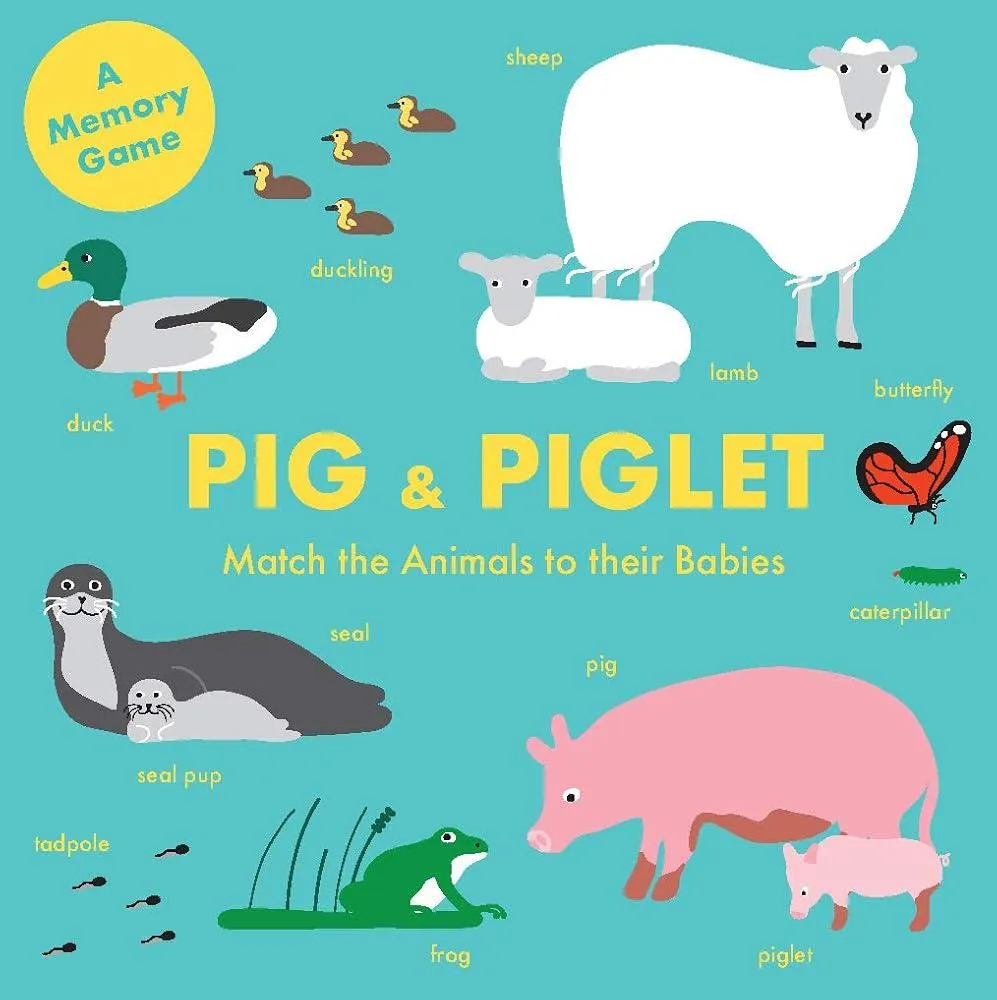 Pig and Piglet : Match the Animals to Their Babies