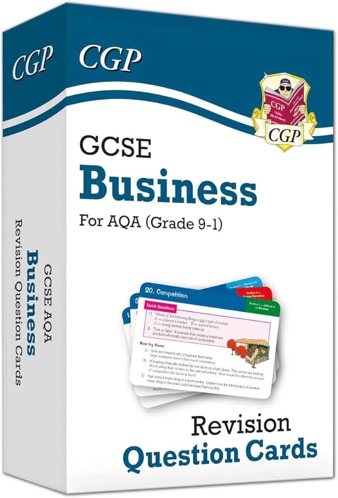 GCSE Business AQA Revision Question Cards: for the 2025 and 2026 exams