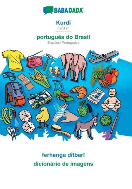 BABADADA, Kurdi - portugues do Brasil, ferhenga ditbari - dicionario de imagens