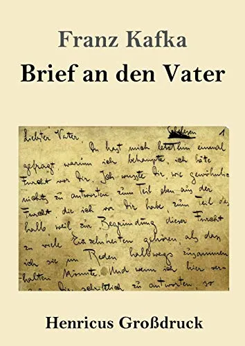 Brief an den Vater (Großdruck)