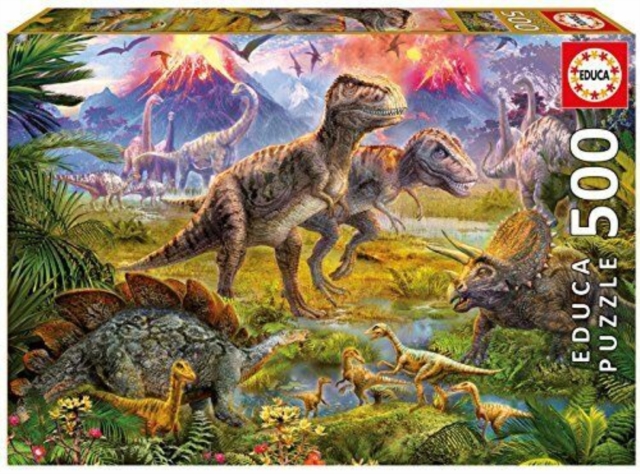 Educa Borras - Dinosaur Gathering 500 piece Jigsaw Puzzle