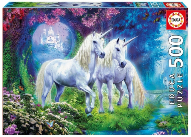 Educa Borras - Unicorns in the Forest 500 piece Jigsaw Puzzle