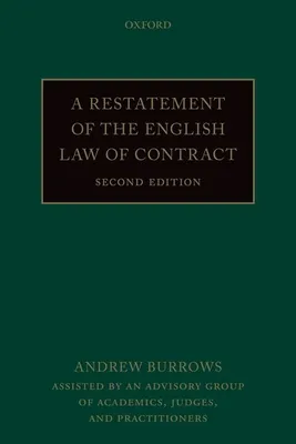 A Restatement of the English Law of Contract