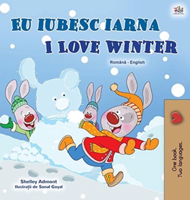 I Love Winter (Romanian English Bilingual Children's Book)