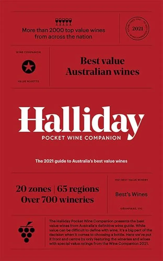 Halliday Pocket Wine Companion 2021 : The 2021 guide to Australia’s best value wines