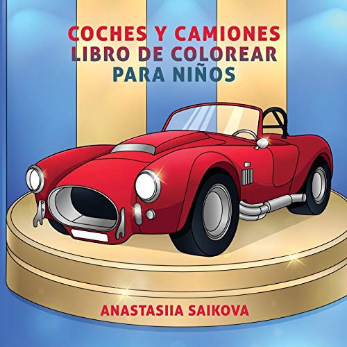 Coches y camiones libro de colorear para ninos