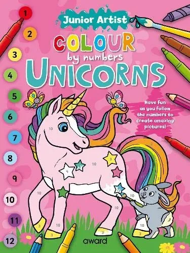 Junior Artist Colour By Numbers: Unicorns