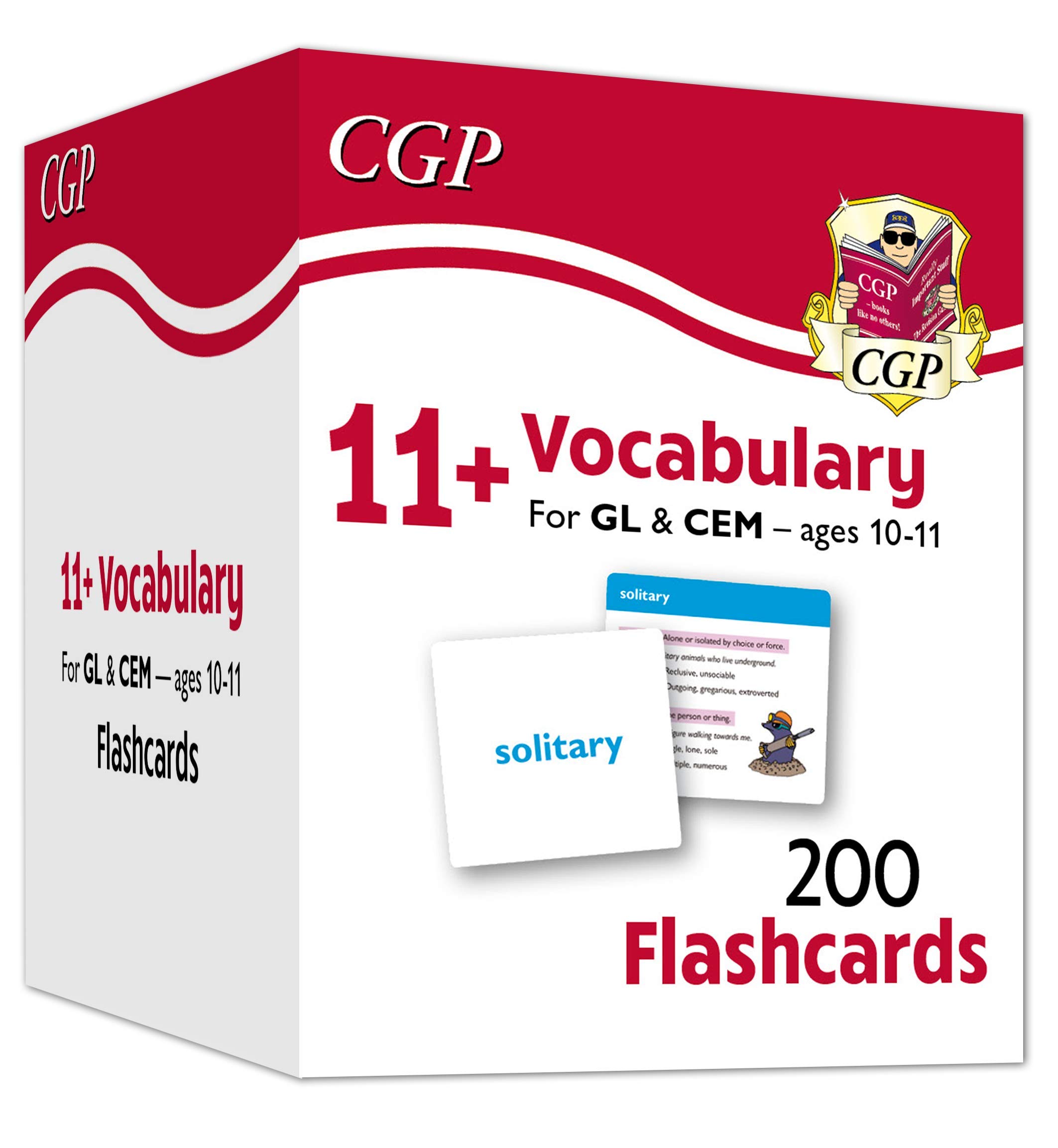 11+ Vocabulary Flashcards for Ages 10-11 - Pack 1