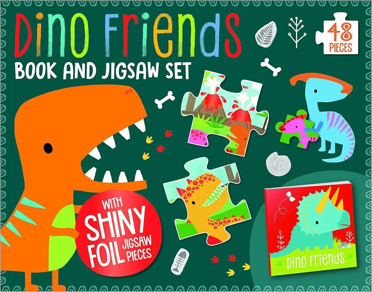 Dino Friends Book and Jigsaw Box Set