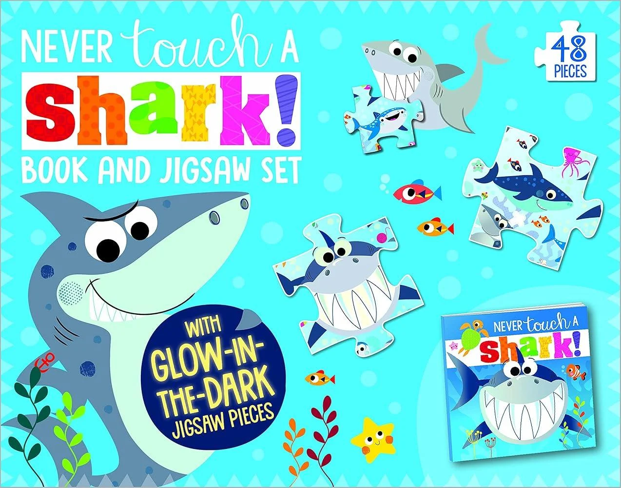 Never Touch A Shark Book and Jigsaw Boxset