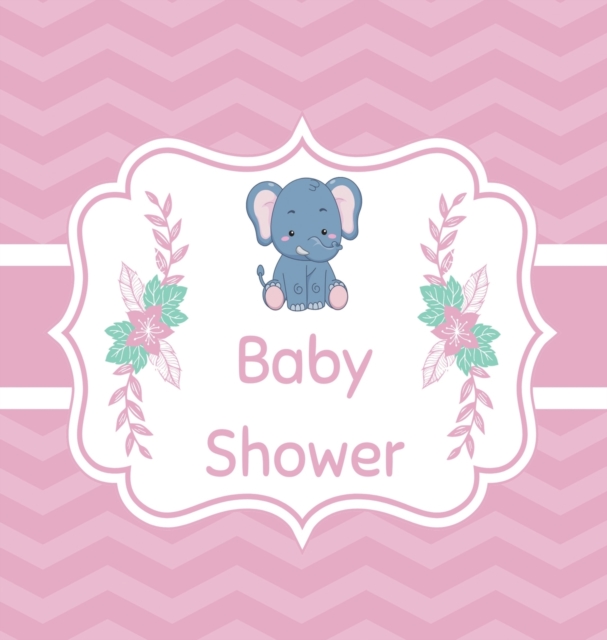 Pink baby shower guest book (Hardcover)