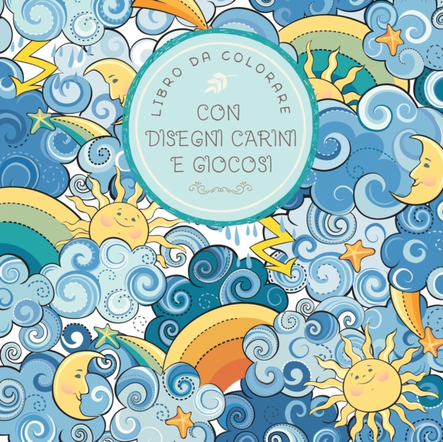 Libro da colorare con disegni carini e giocosi