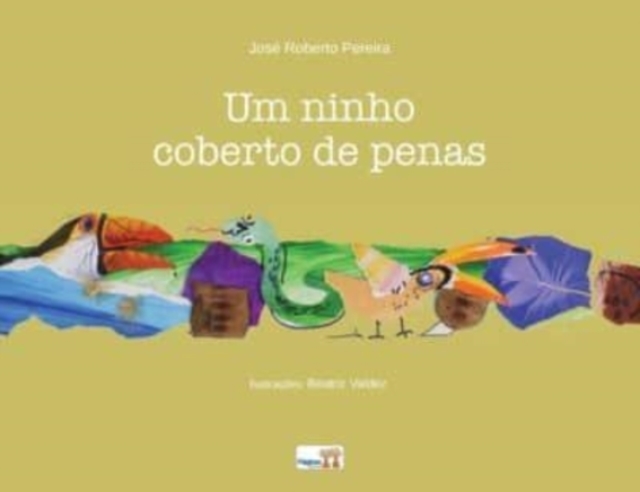 Um ninho coberto de penas