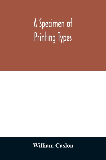 A specimen of printing types