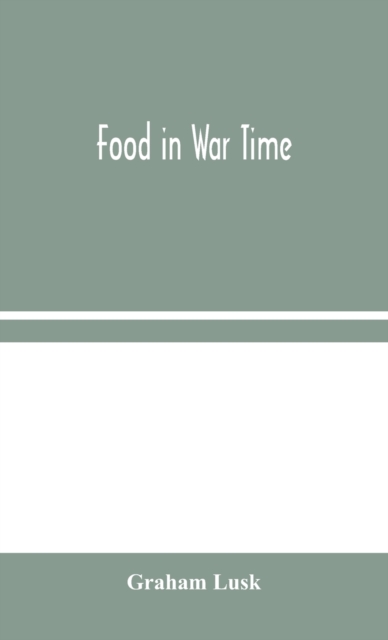 Food In War Time