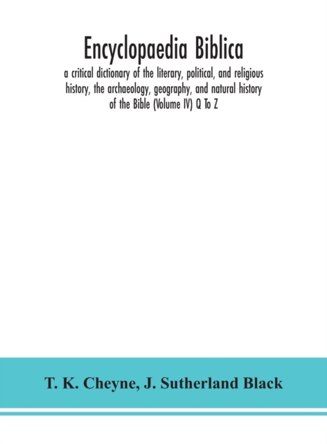 Encyclopaedia Biblica